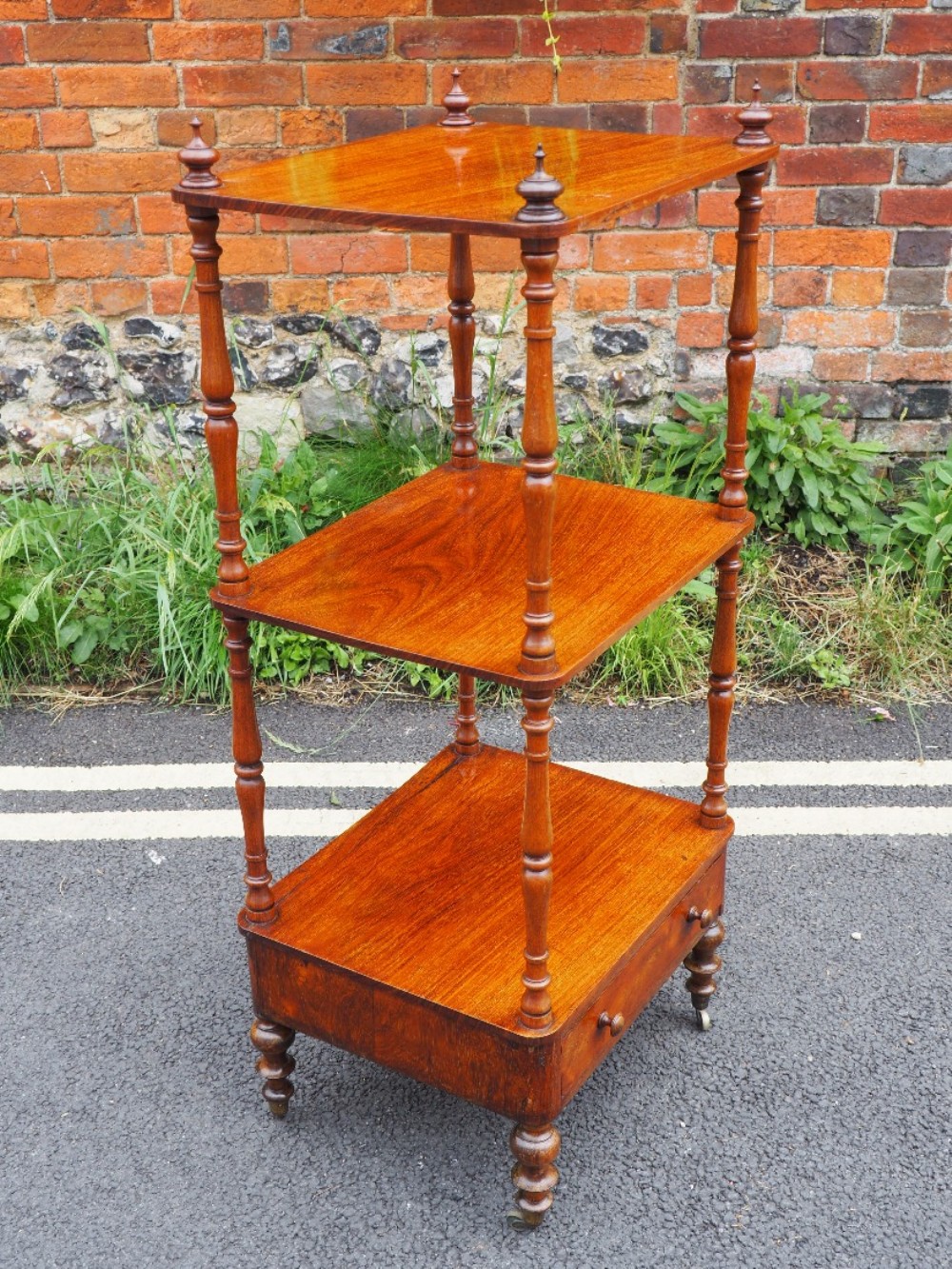 Nineteenth century rosewood whatnot