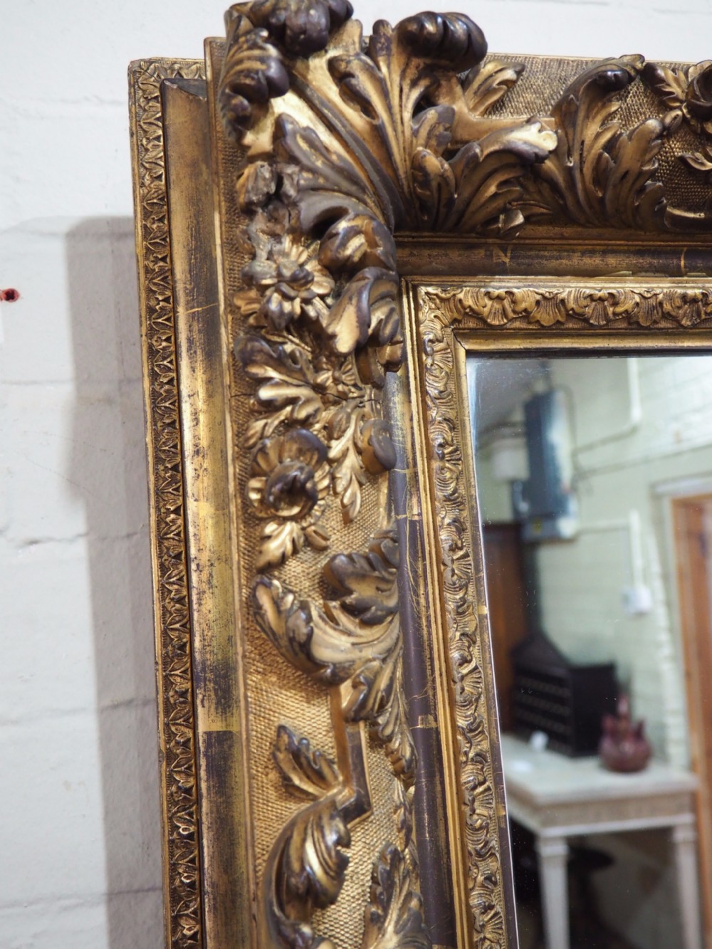 Gilded mirror View II