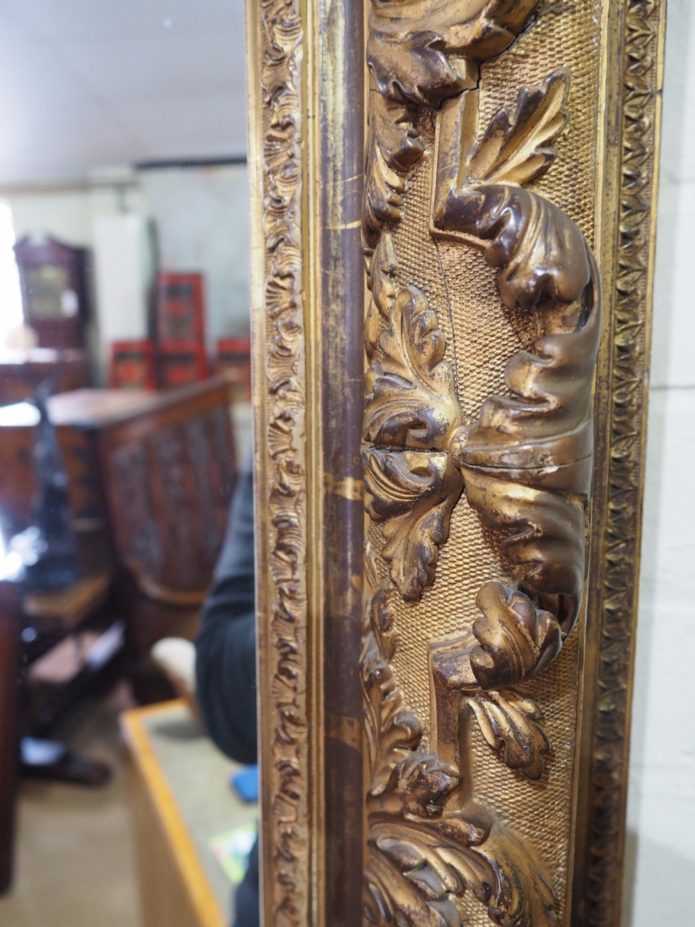 Gilded mirror View IV