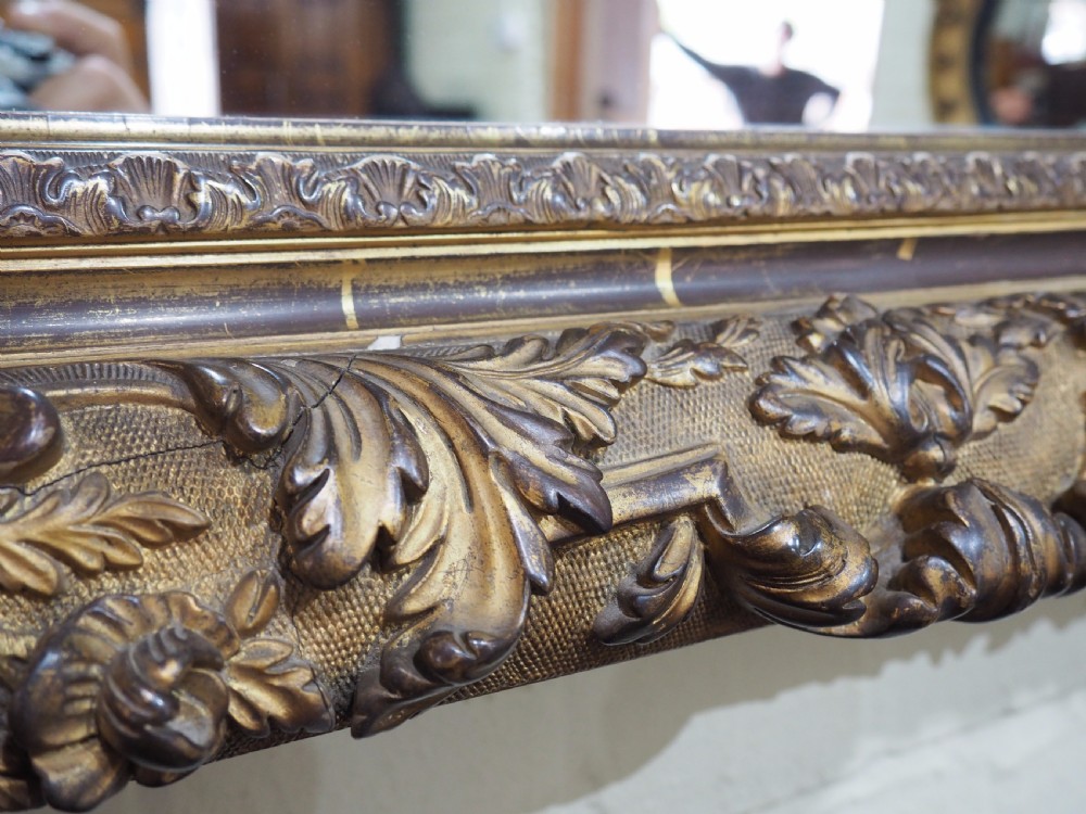 Gilded mirror View VI