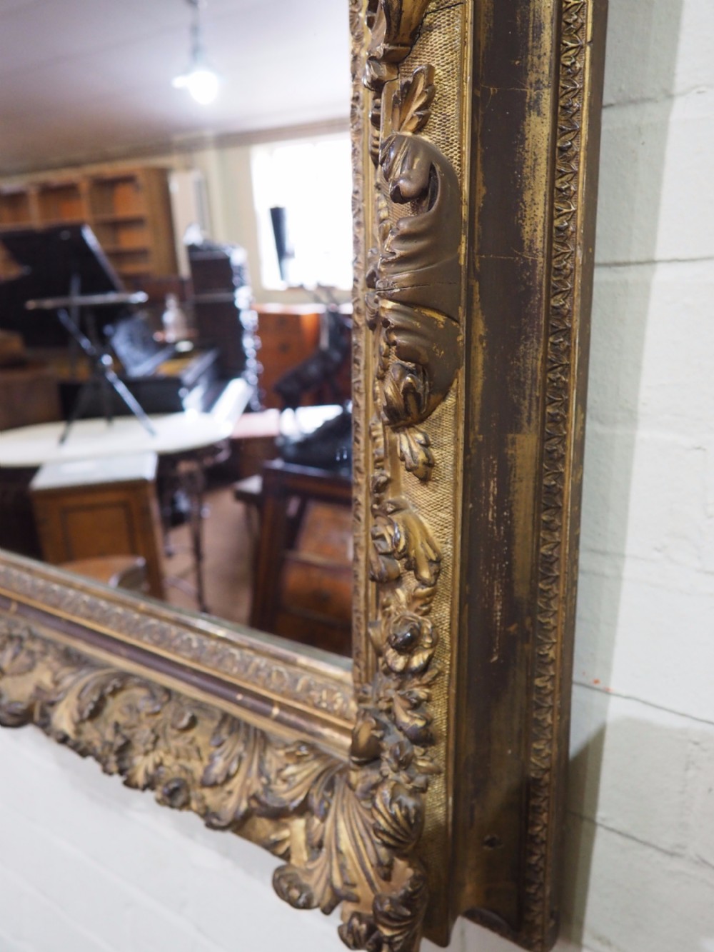 Gilded mirror View VIII