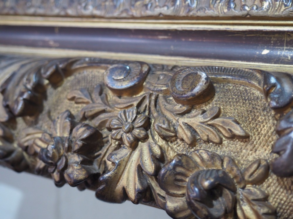 Gilded mirror View IX