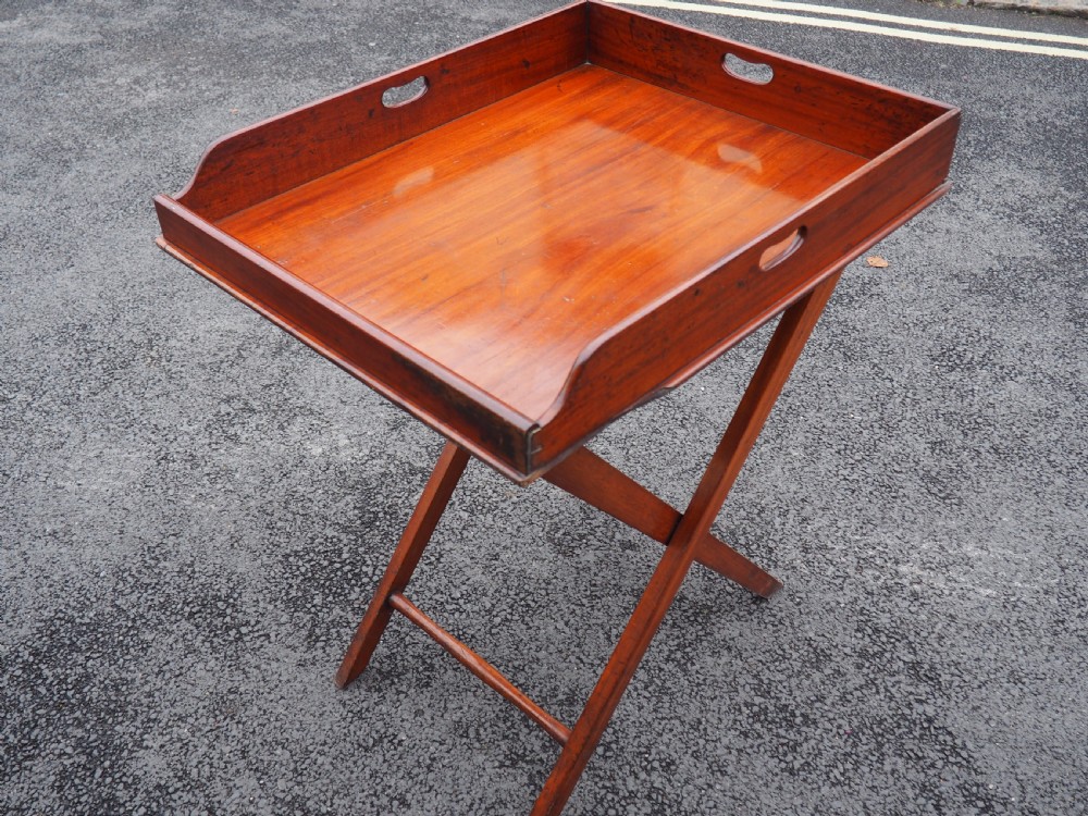 Mahogany butlers tray