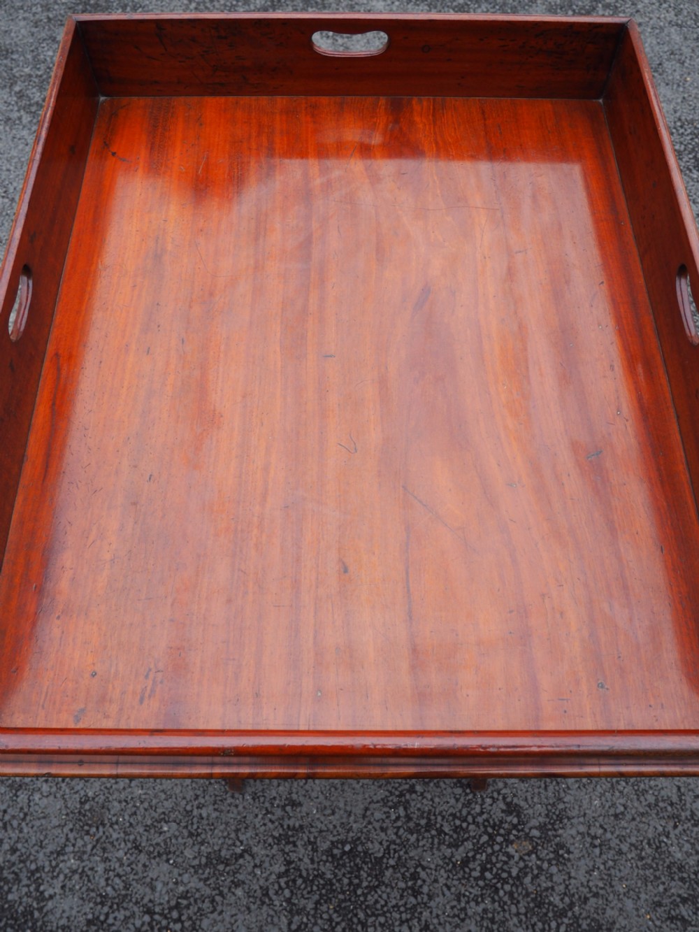 Mahogany butlers tray View III
