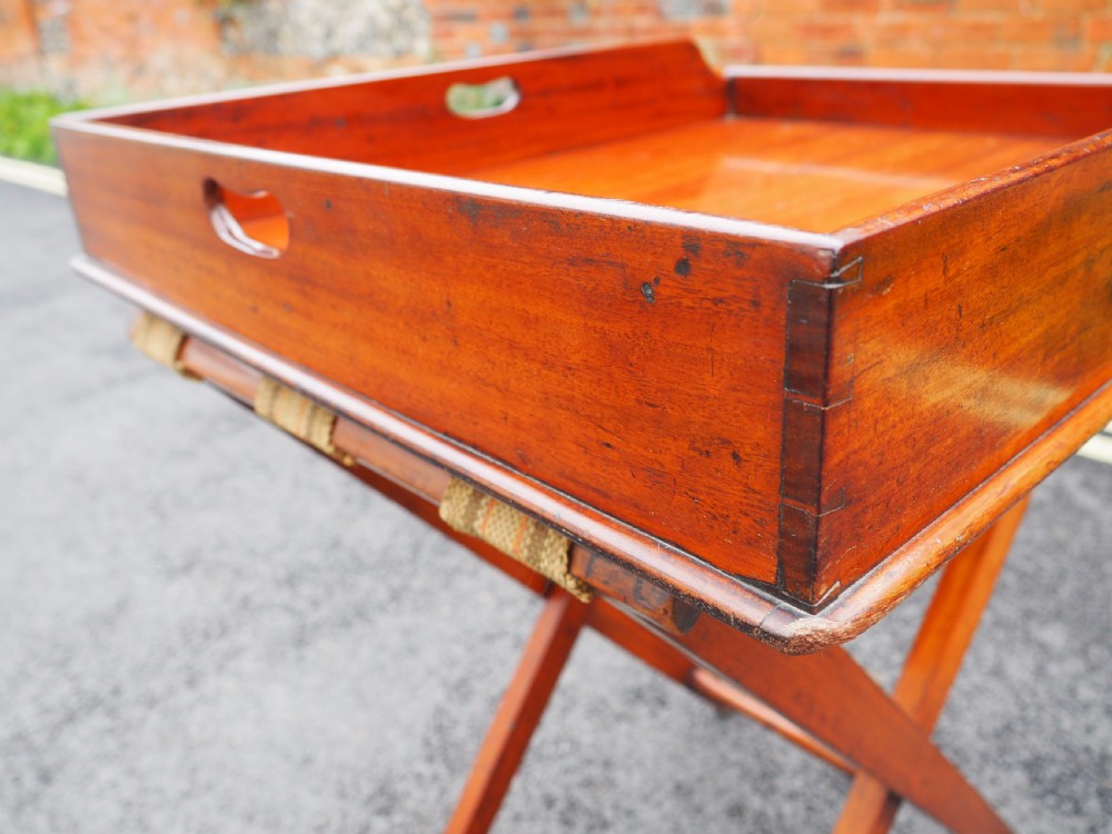 Mahogany butlers tray View VI