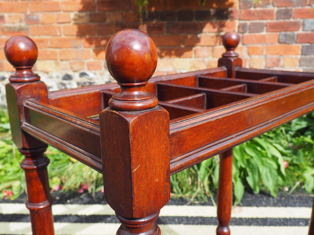 Victorian mahogany umbrella stand View II