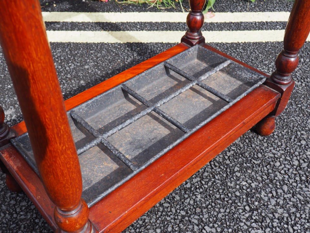 Victorian mahogany umbrella stand View IV