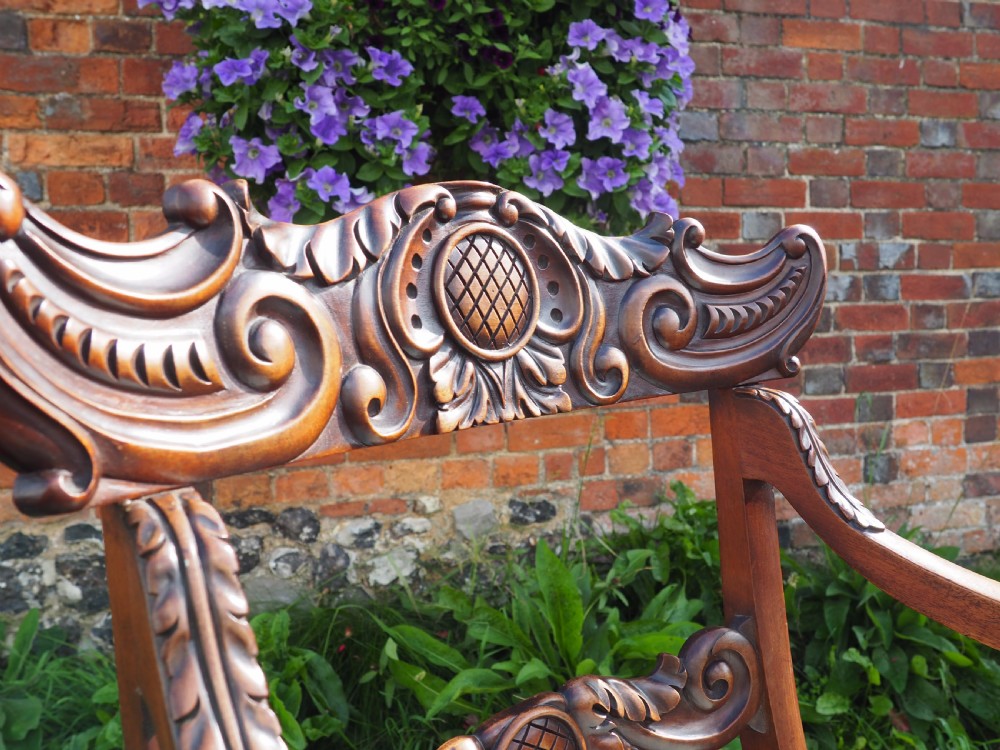 Georgian mahogany armchair View II