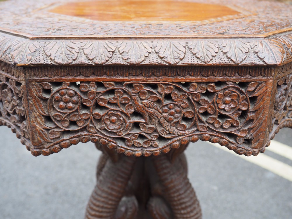 Indian teak table View IV