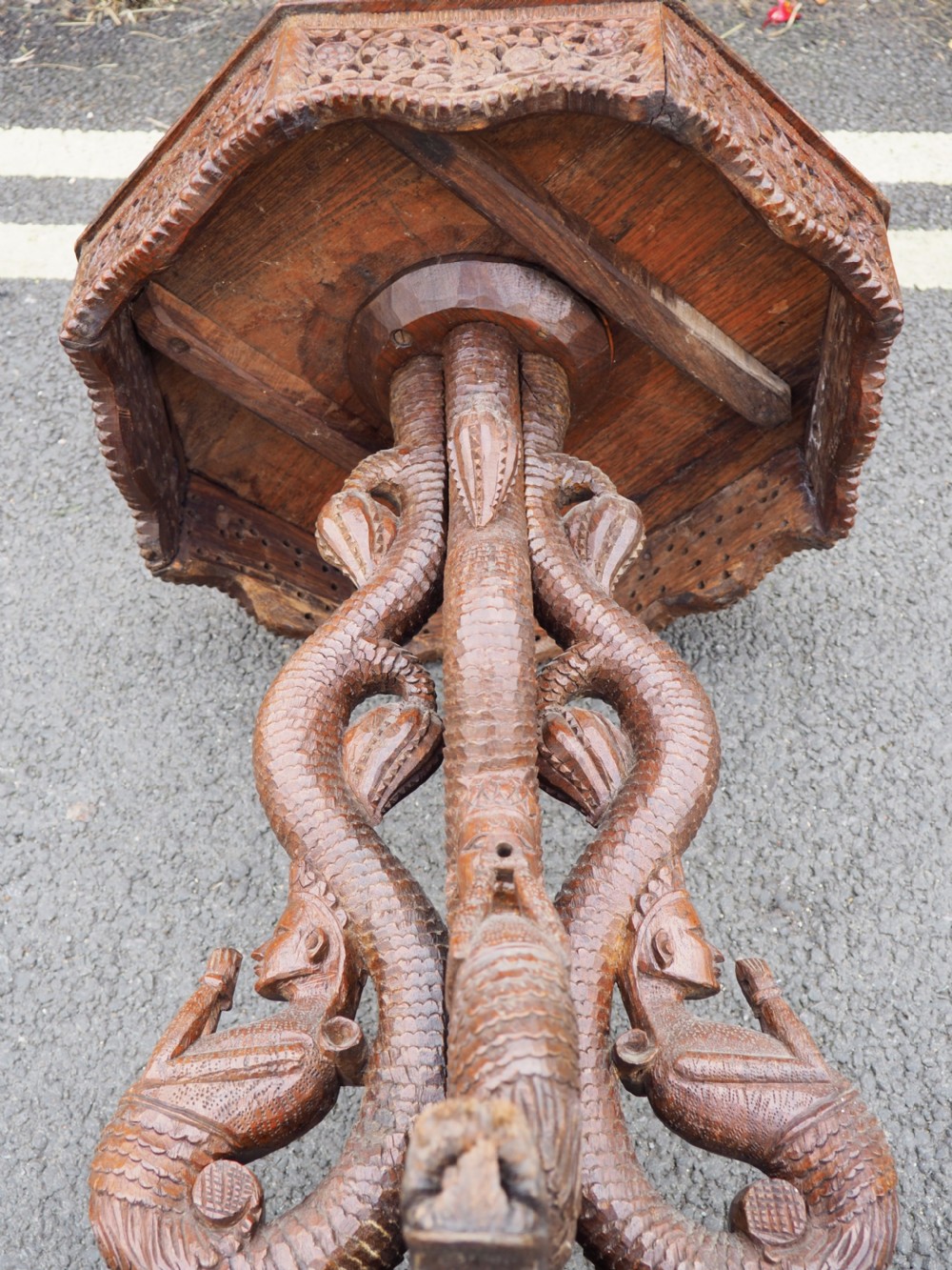 Indian teak table View VII