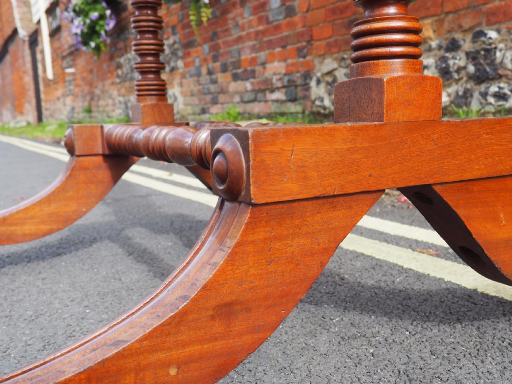 Mahogany cheval mirror View IV