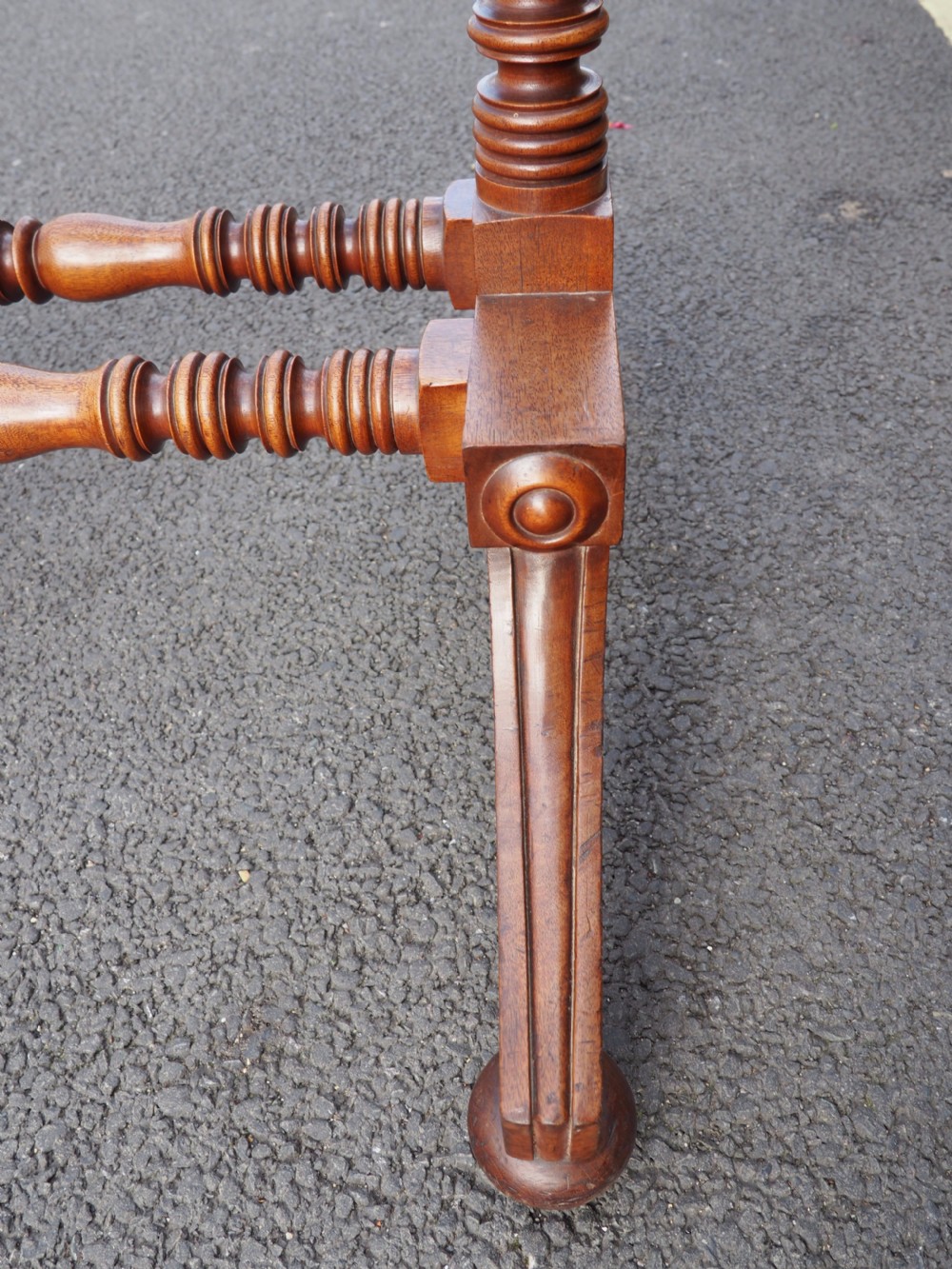 Mahogany cheval mirror View VIII