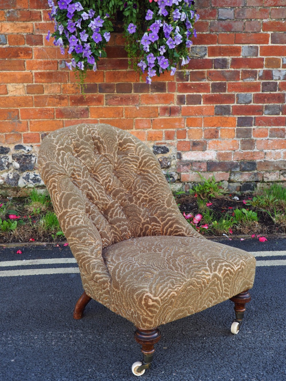 Diminutive Walnut chair