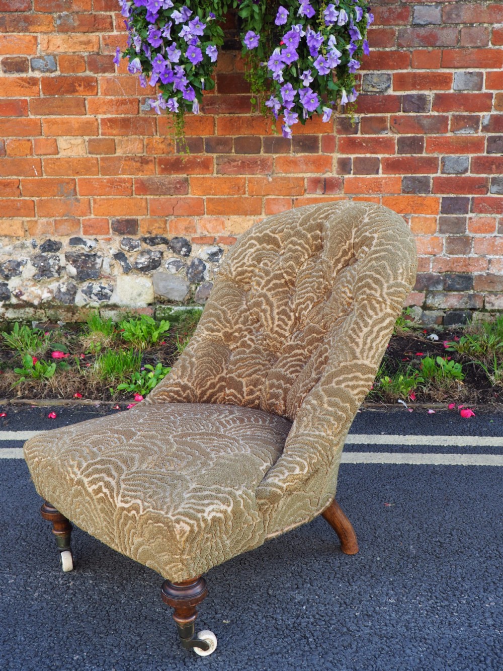 Diminutive Walnut chair View V