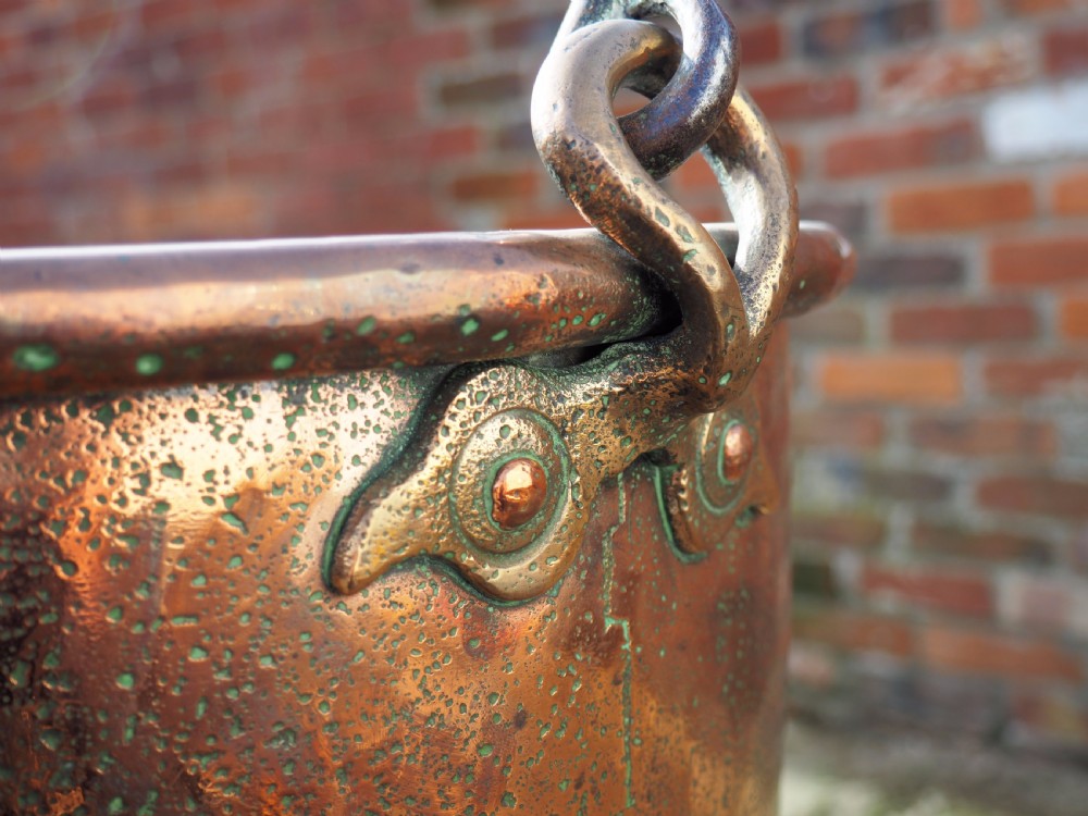 Large copper bucket View II