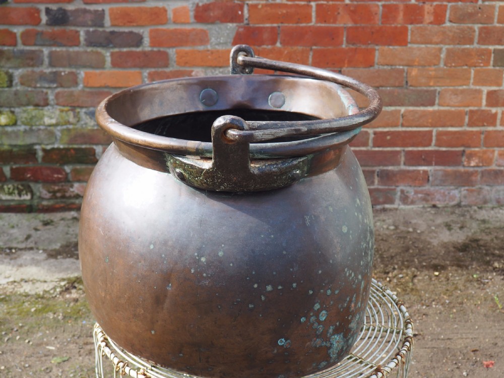 Large copper bucket View II