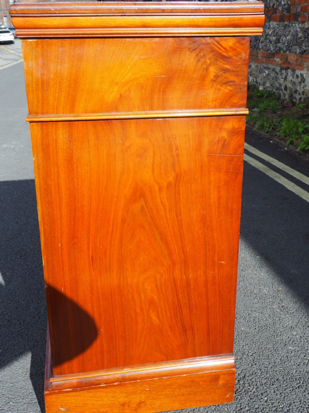 Walnut bedside cupboard View III