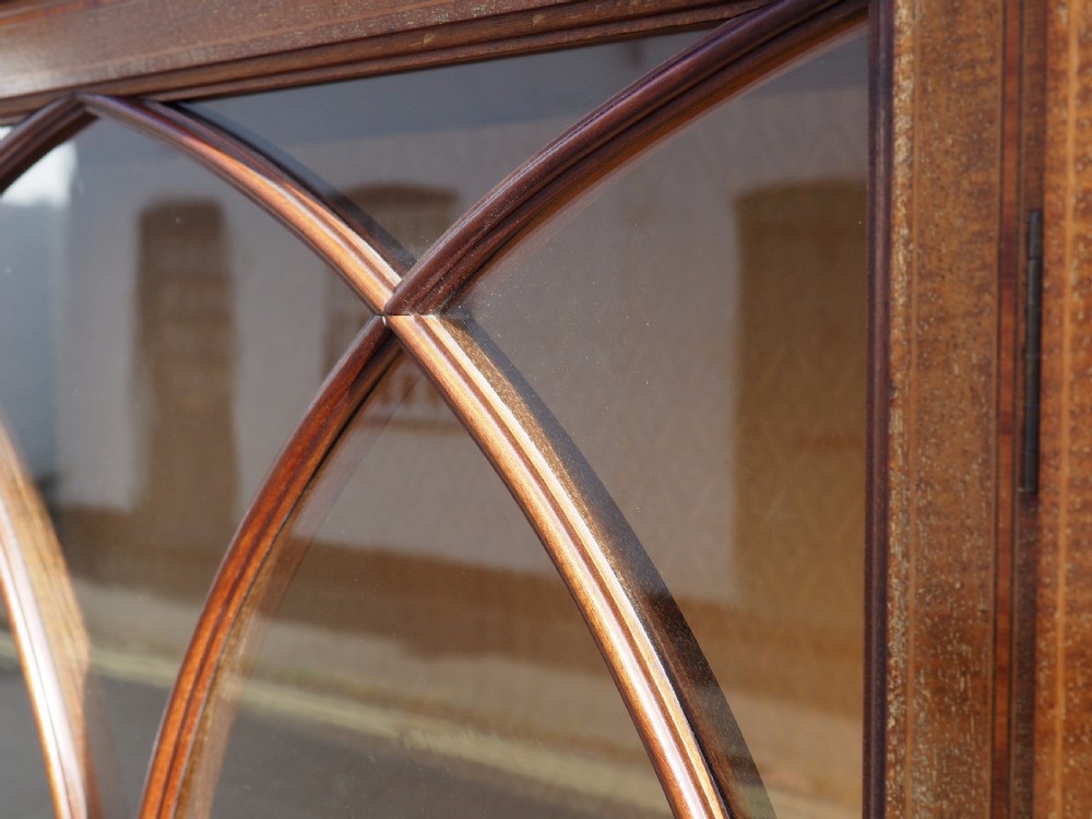 Edwardian mahogany display cabinet View III
