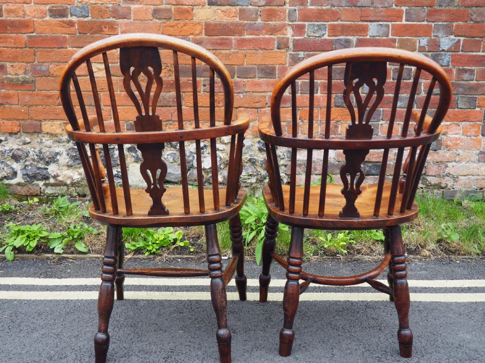 Pair of windsor armchairs View IV