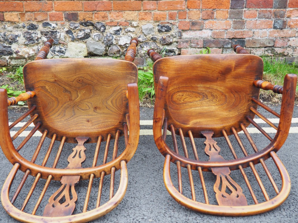 Pair of windsor armchairs View V