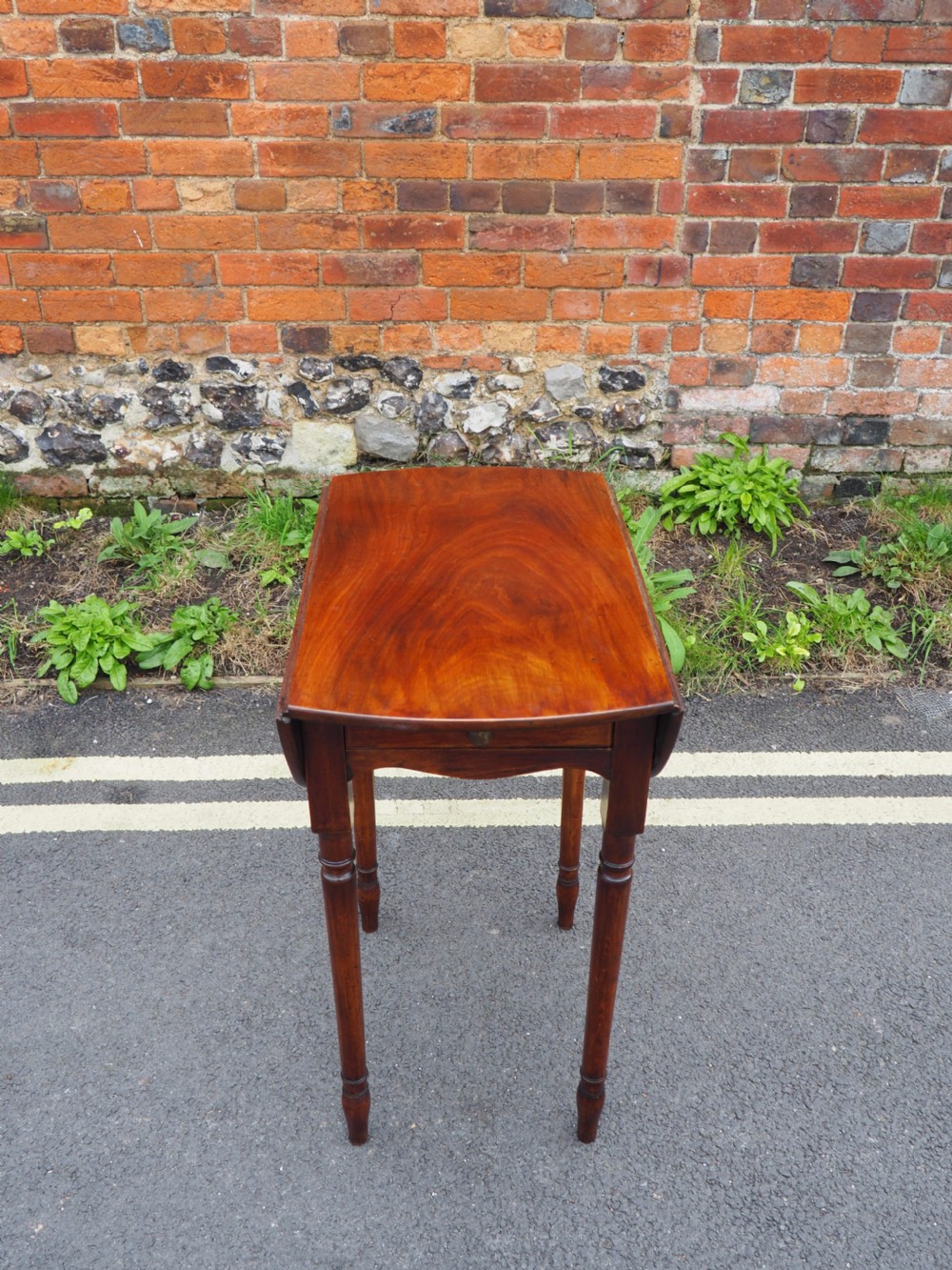 Small mahogany pembroke table View III