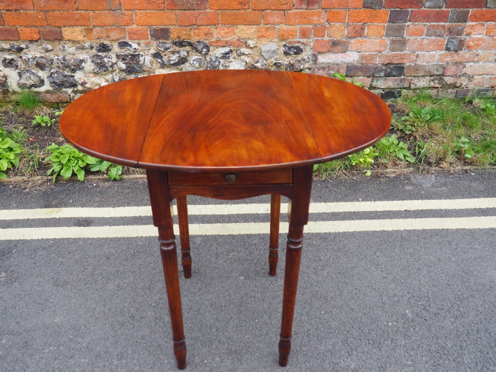 Small mahogany pembroke table View IV