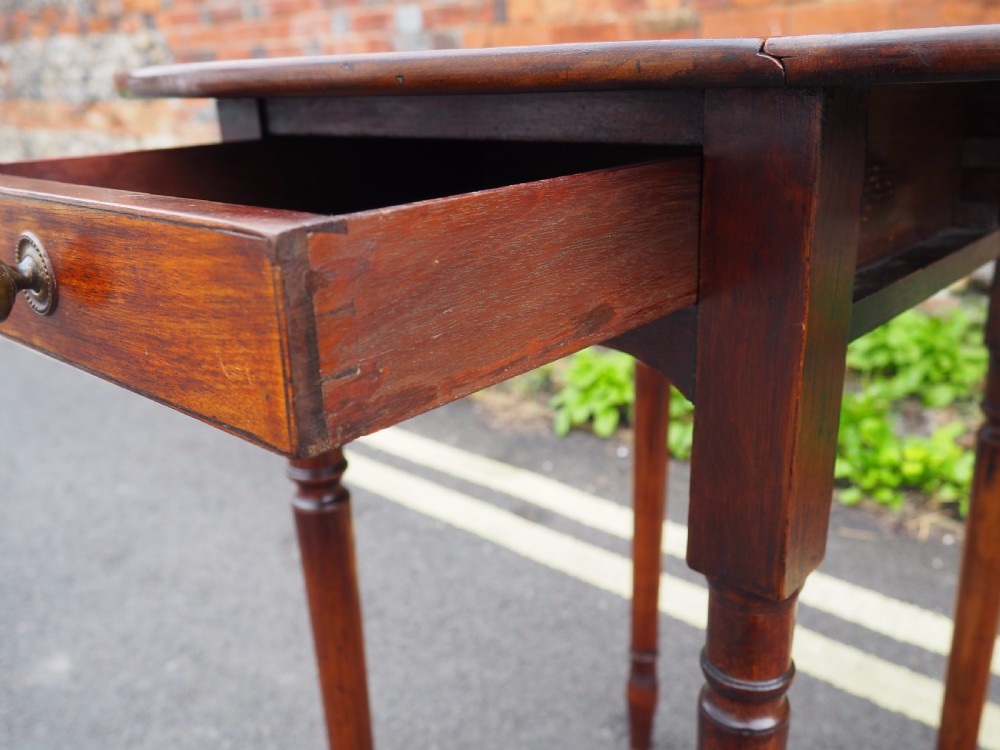 Small mahogany pembroke table View VI