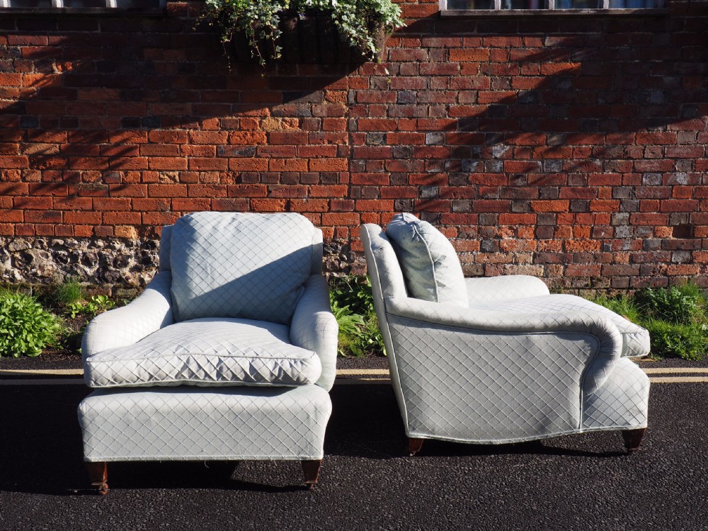 Pair of edwardian armchairs View VI
