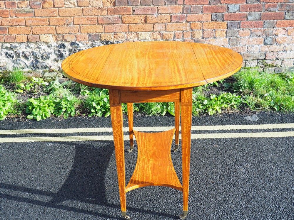Satinwood pembroke table
