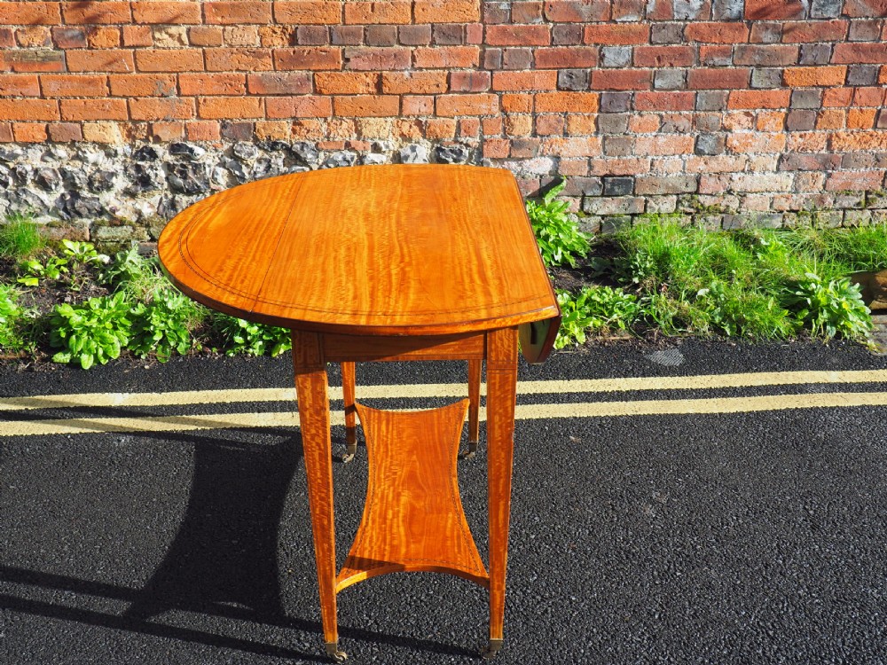 Satinwood pembroke table View II