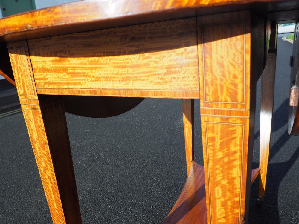 Satinwood pembroke table View V