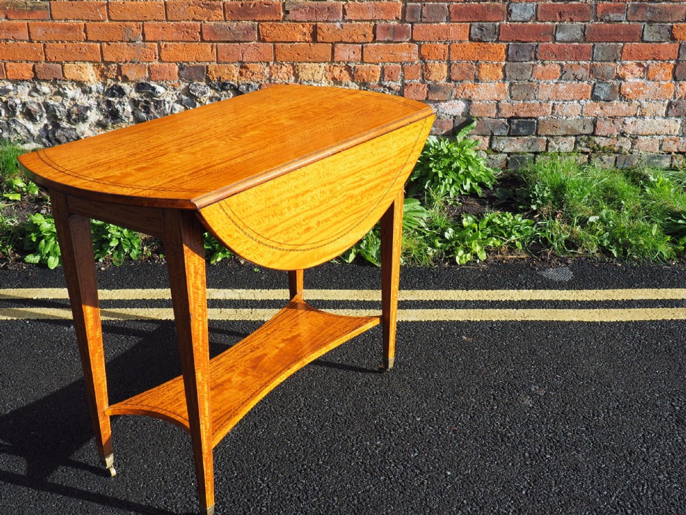 Satinwood pembroke table View VI