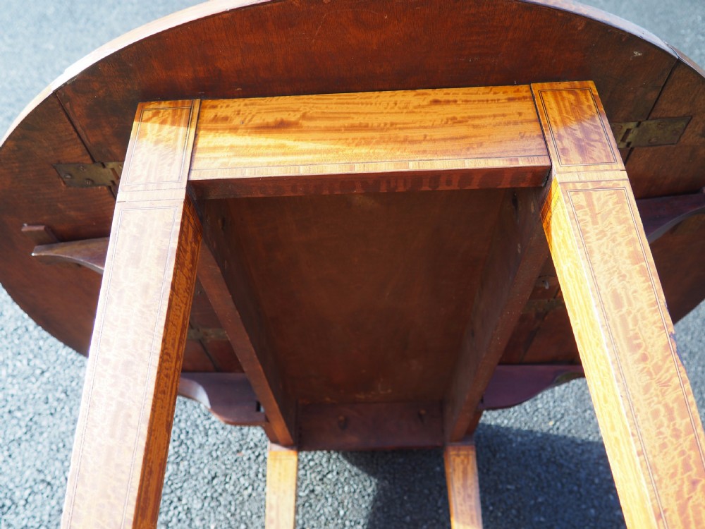 Satinwood pembroke table View VIII