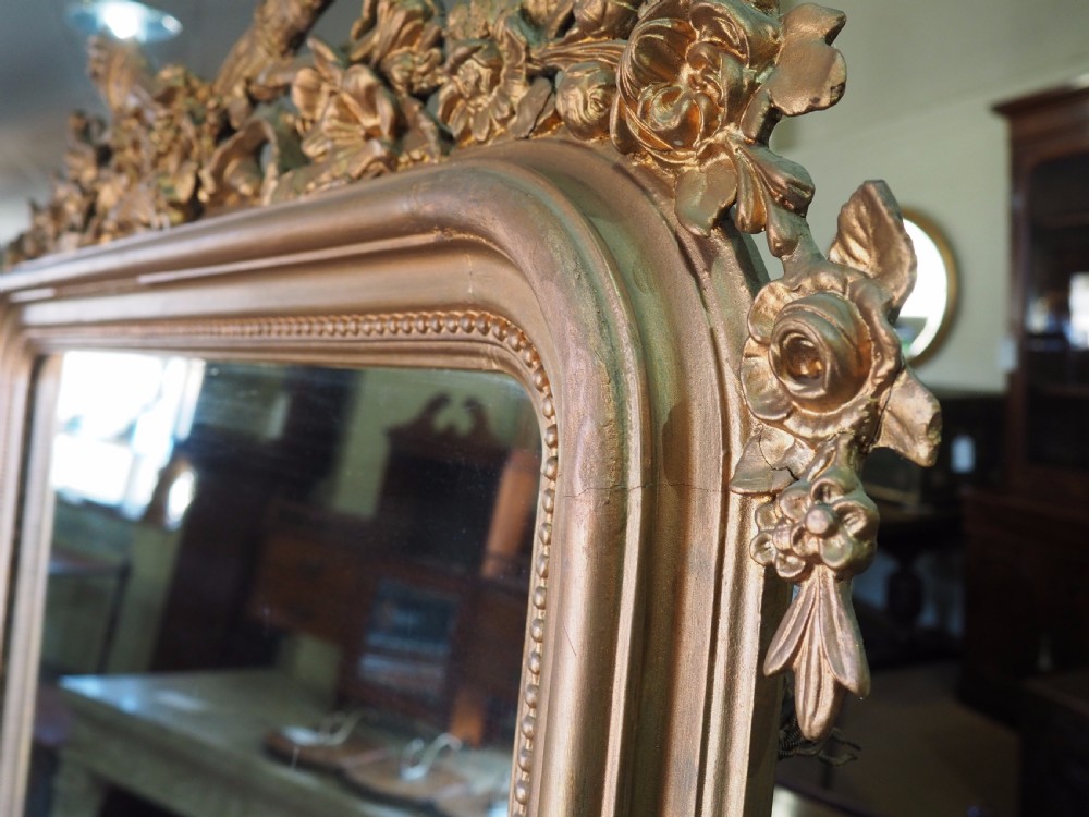 Continental gilt mirror View II