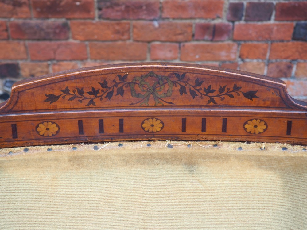 Victorian walnut armchair View IV