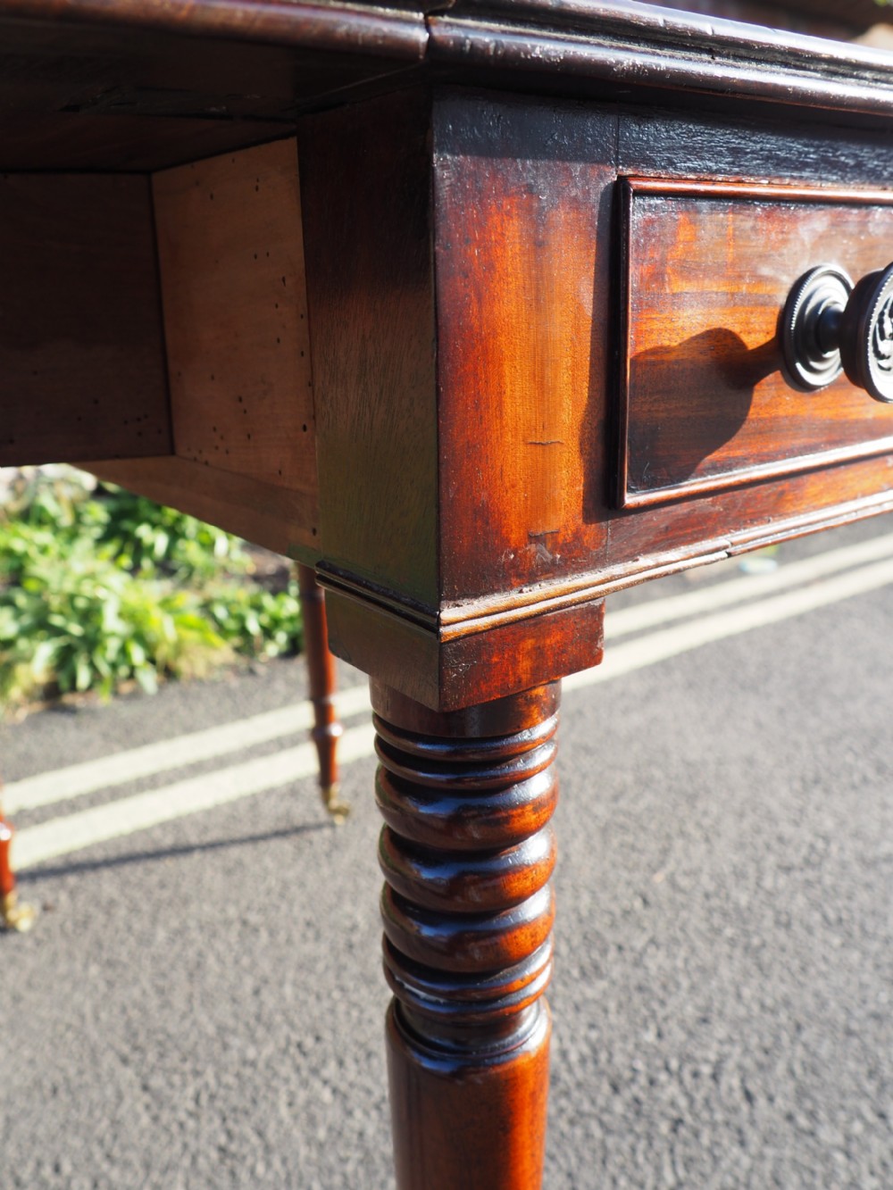Georgian mahogany pembroke table View VI
