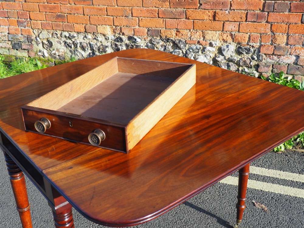 Georgian mahogany pembroke table View IX