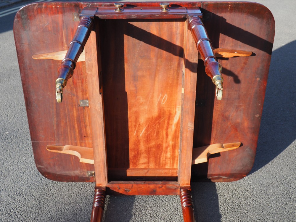 Georgian mahogany pembroke table View XI