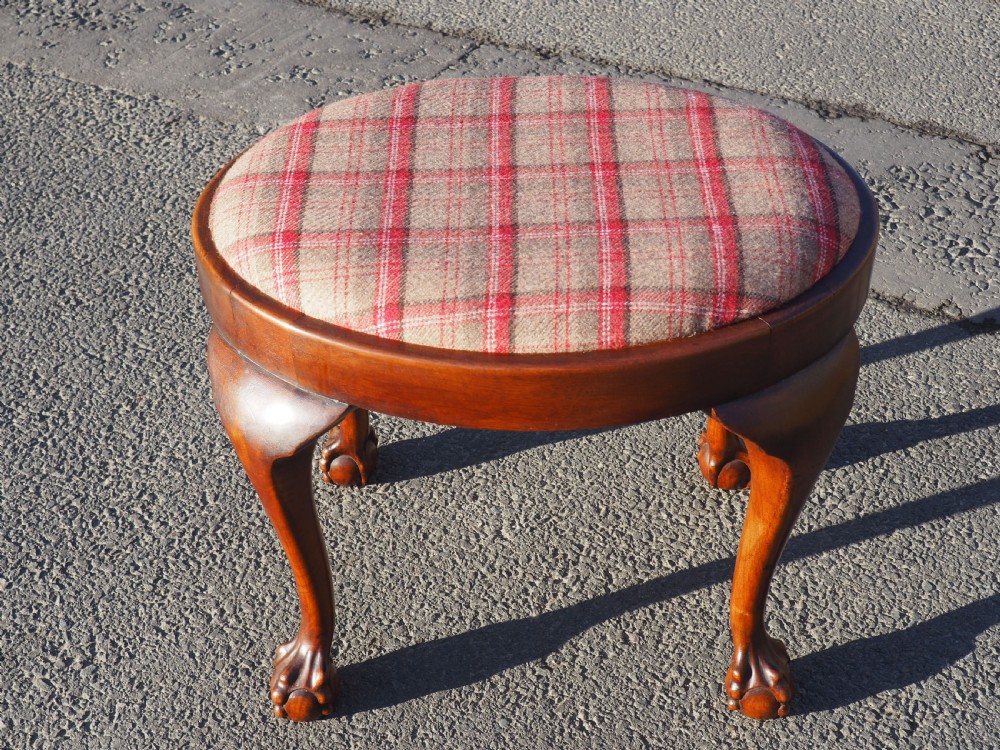 Walnut stool View II