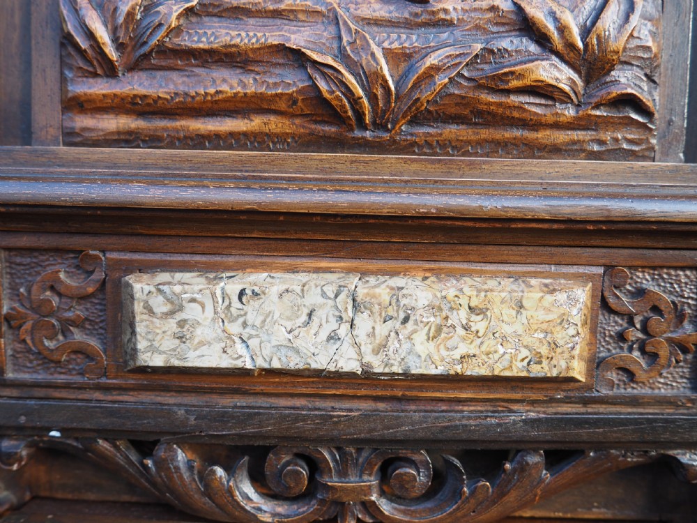 Italian carved walnut cabinet View XXIV