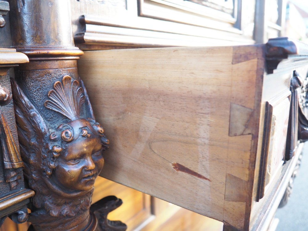 Italian carved walnut cabinet View XXV