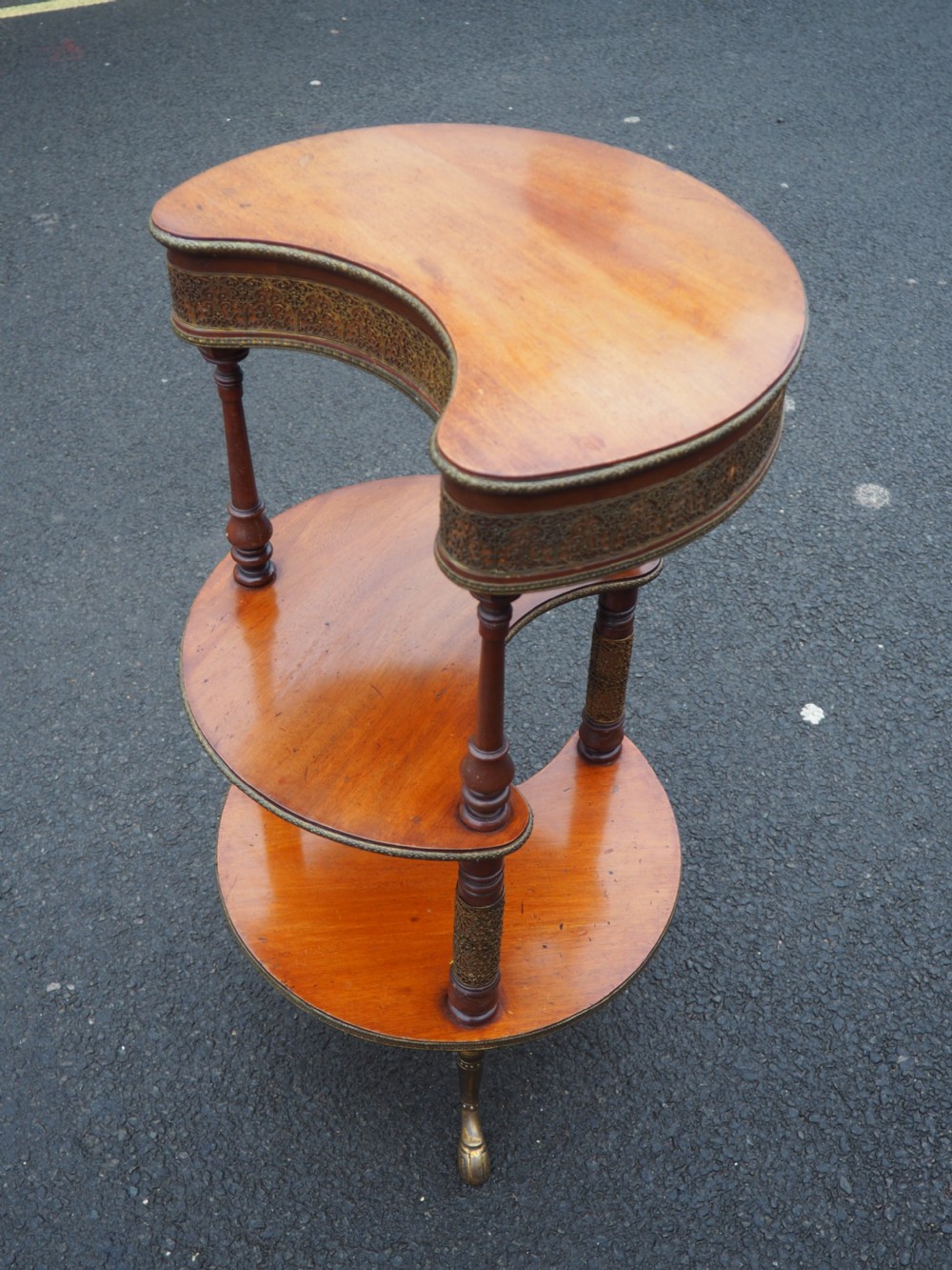 Mahogany occasional table View II