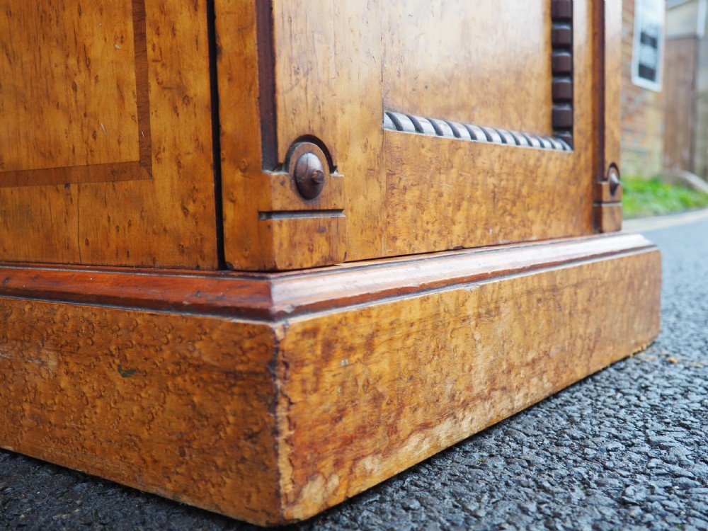Birdseye maple bedside cupboard View XI