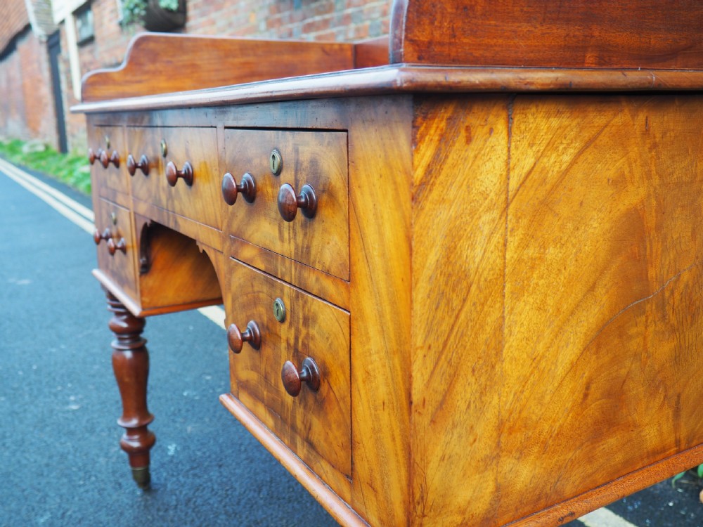 Victorian mahogany dressing table View X