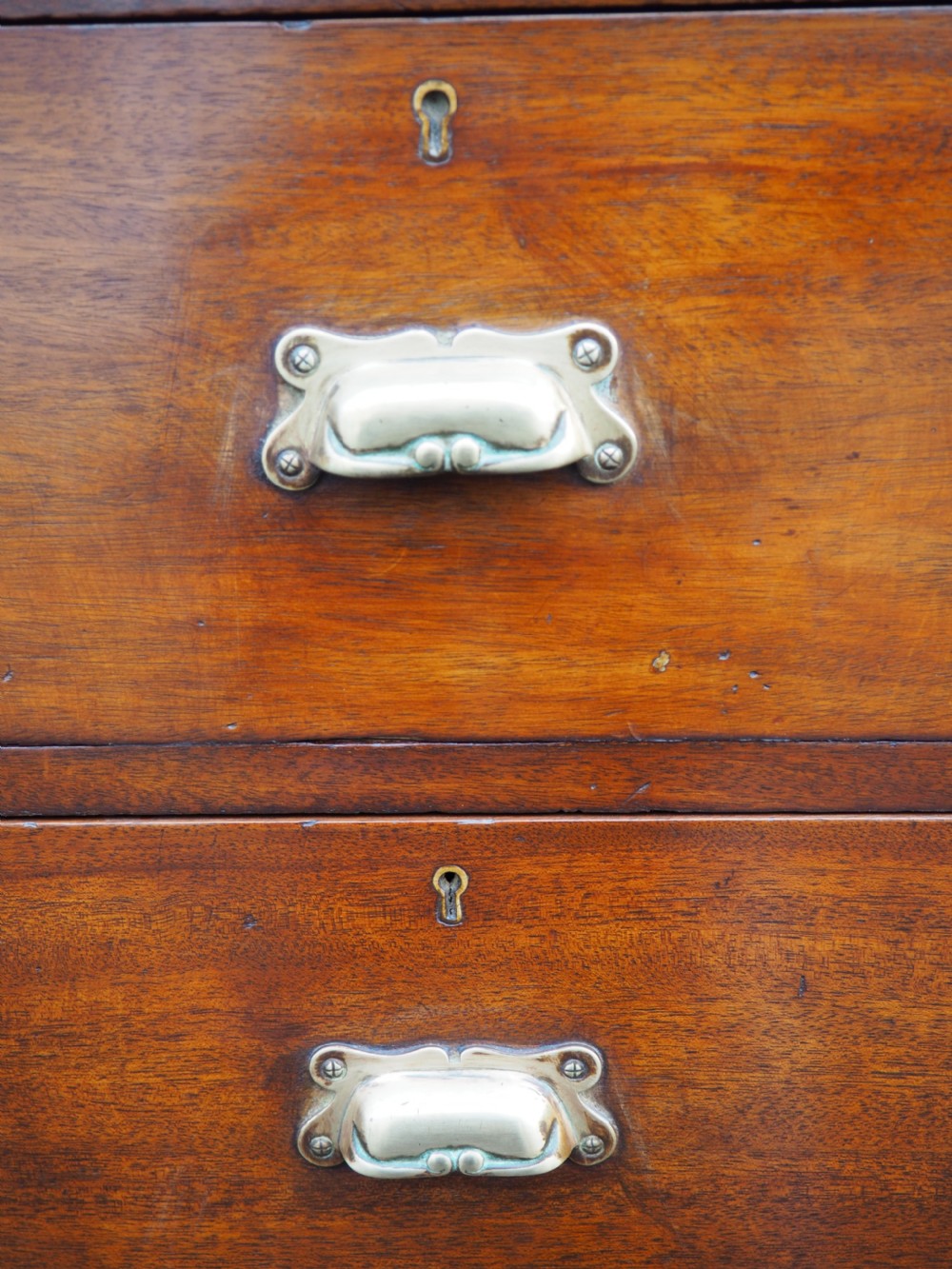 Pair of mahogany pedestal chests View II
