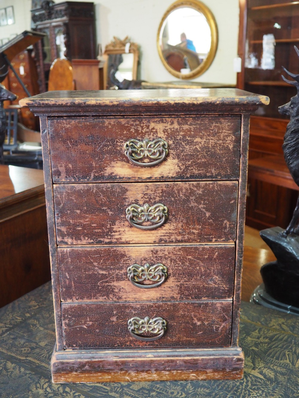 Diminutive pine chest