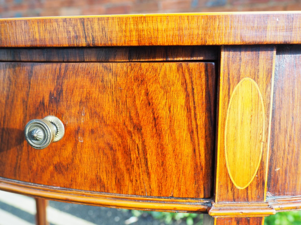 Rosewood demilune table View VII