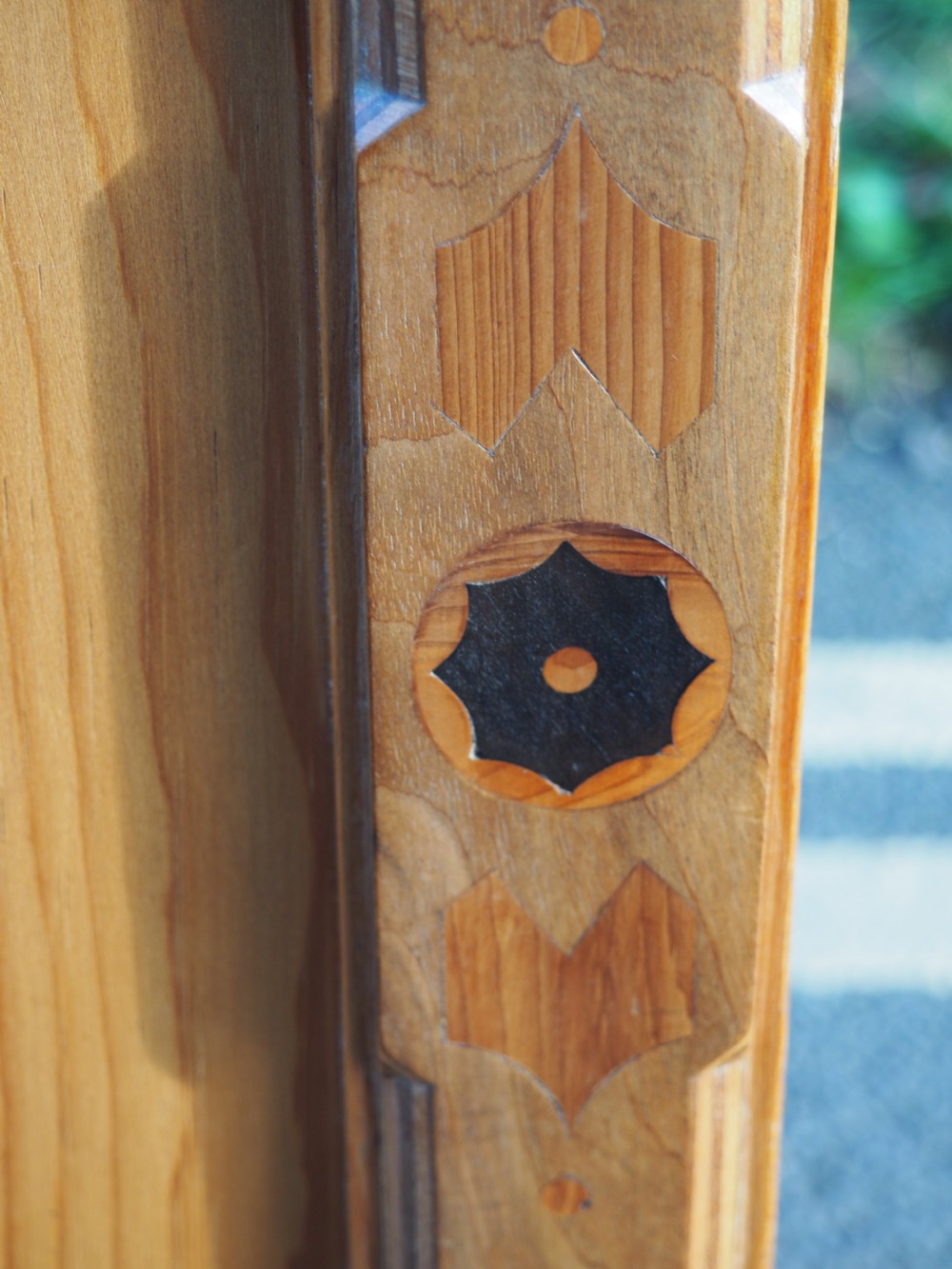 Aesthetic pine bedside cupboard View IV