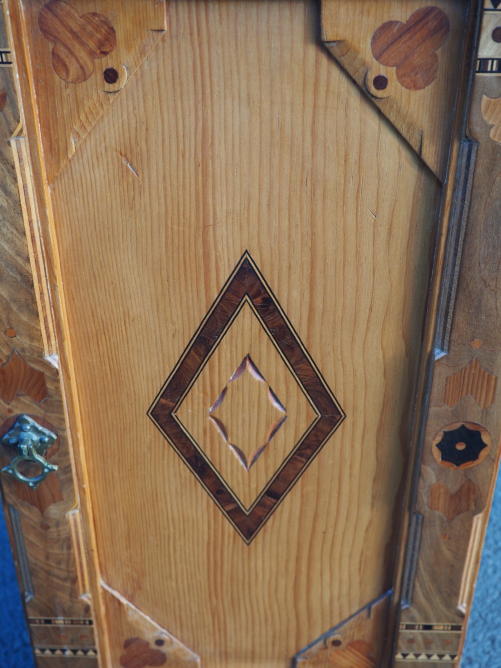 Aesthetic pine bedside cupboard View V