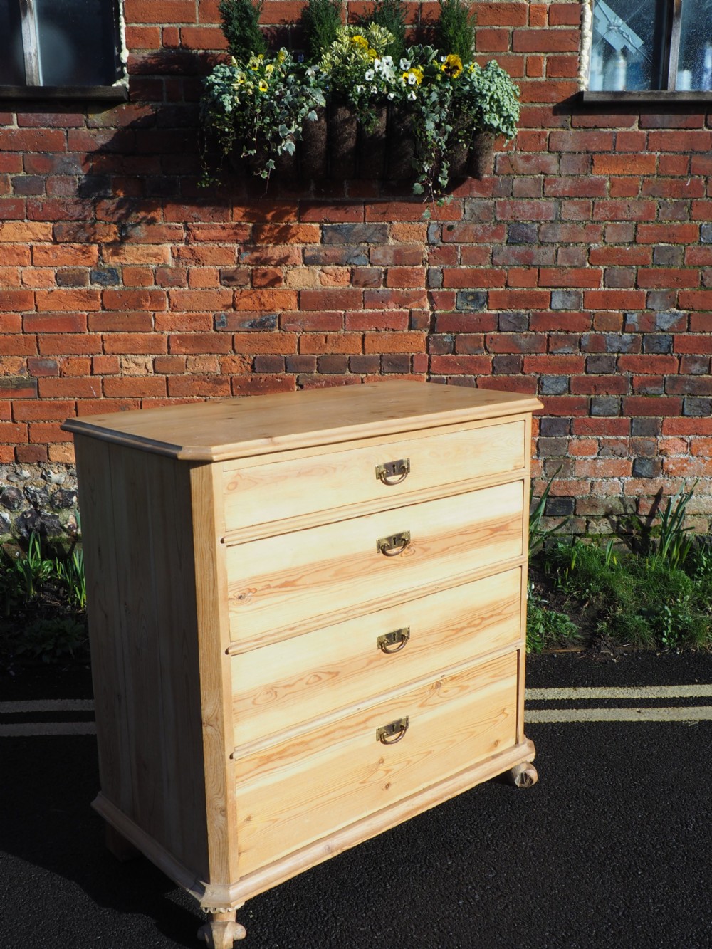 Nineteenth century Pine chest View II